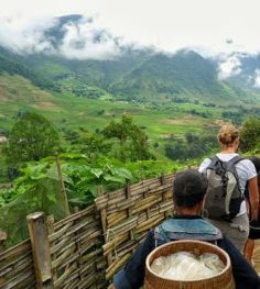 mong sen village trekking