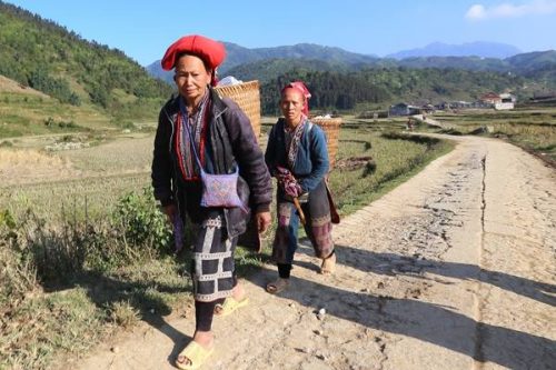 Hmong people in Ma Tra village