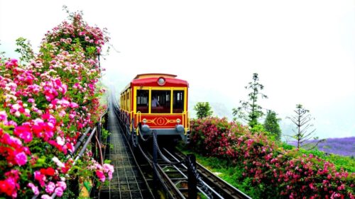 muong hoa funicular to cable car station
